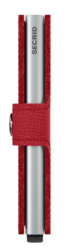 Secrid Miniwallet Kartentäschchen Damen Crisple Rot