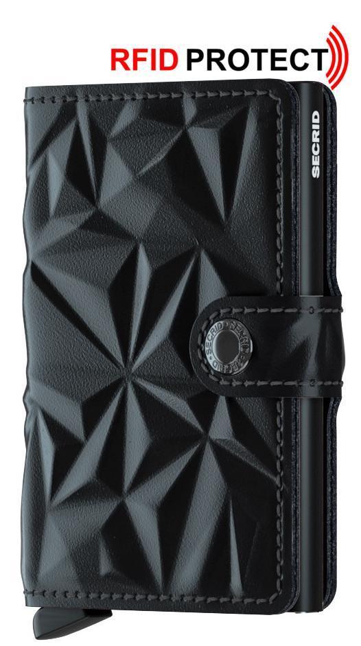Secrid Miniwallet Kreditkartenetui Prism Black geprägt RFID