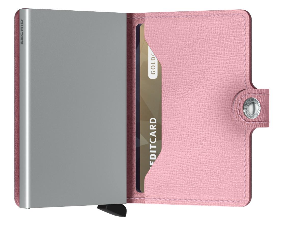 Secrid Miniwallet Minigeldtasche im Kartenhülle Crisple Pink