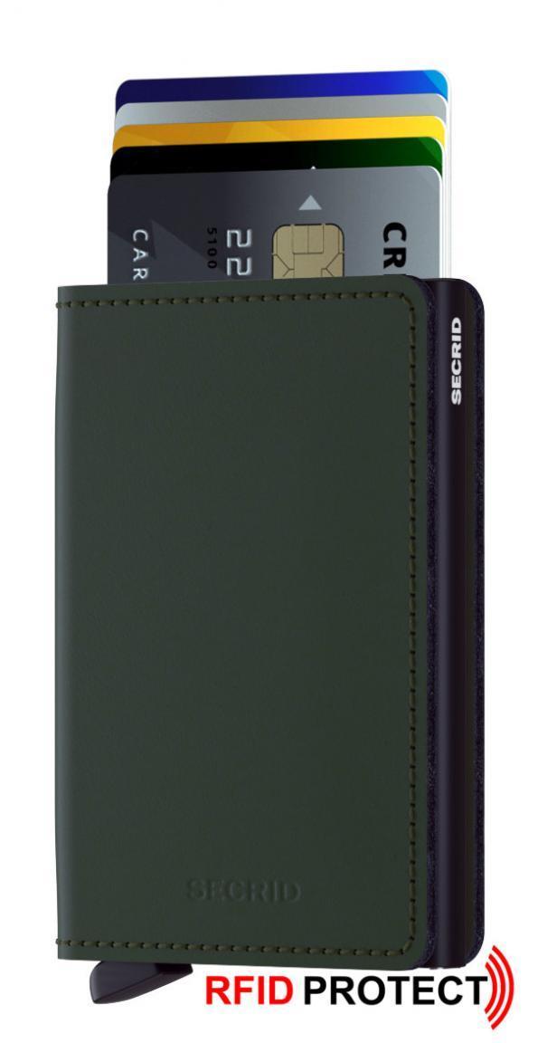 Secrid Slim Wallet Matte Green (Dunkelgrün)