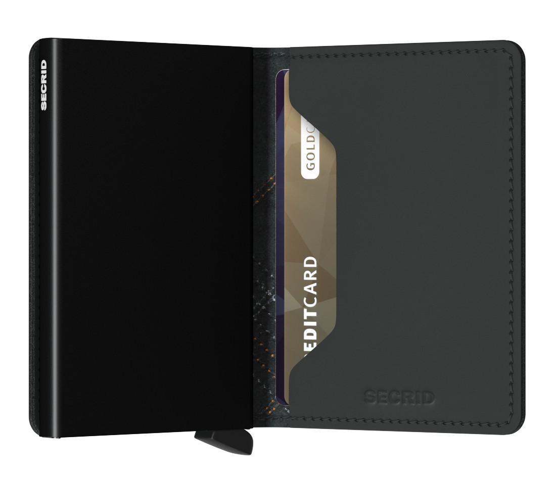 Secrid Slimwallet Kartenetui Stitch Linea Orange