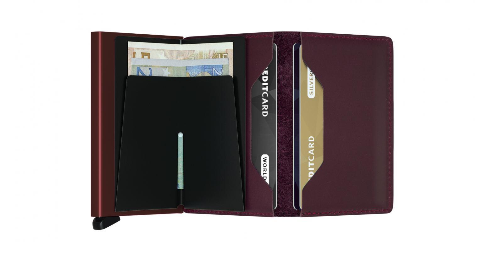 Secrid Slimwallet Kartentäschchen Original Bordeaux