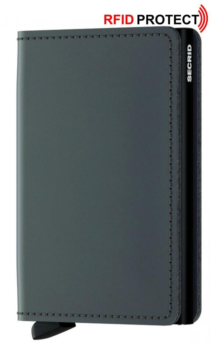 Secrid Slimwallet Matte Grey-Black (Grau)