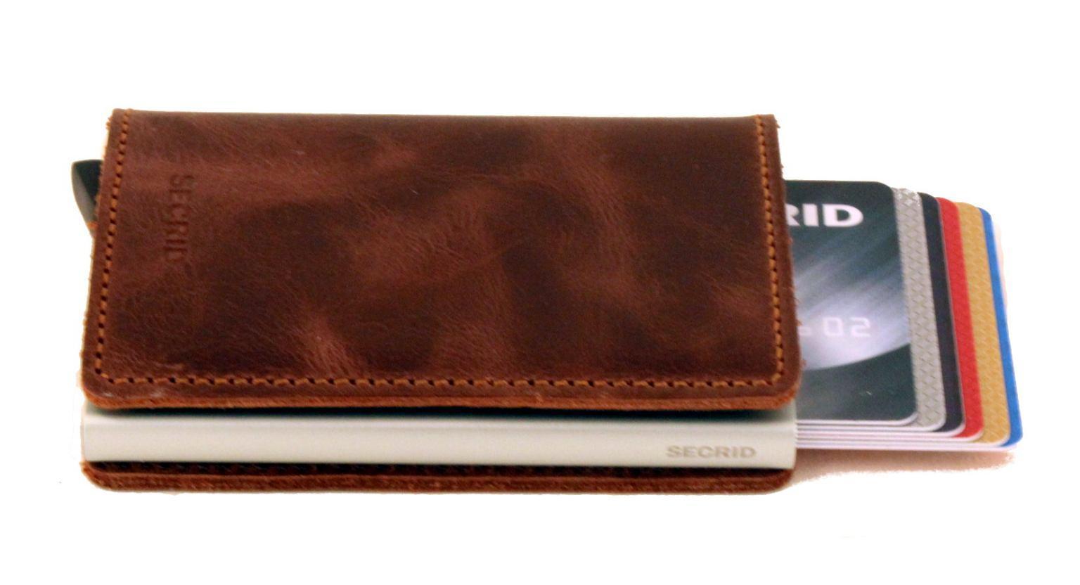 Secrid Slimwallet Stitch Linea Lime Grün mit Ziernähten