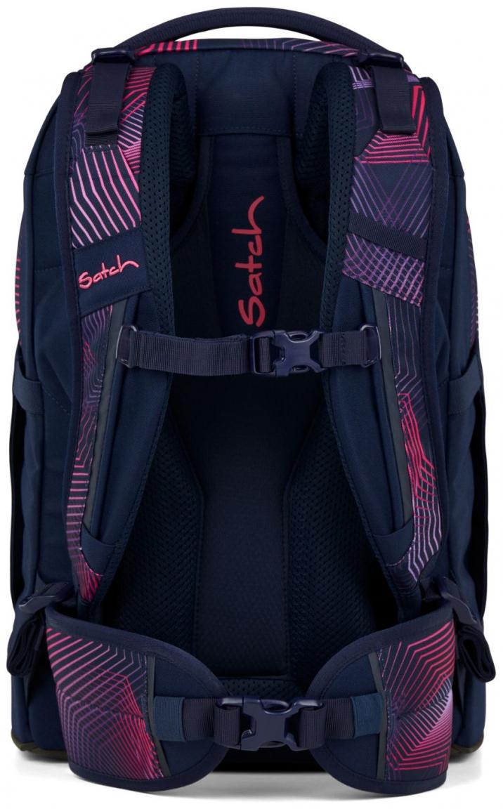 Seismic Pink Schulrucksack Satch Ready to Swap dunkelblau Pack