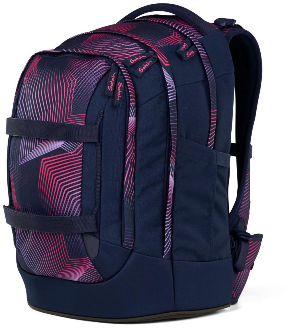 Seismic Pink Schulrucksack Satch Ready to Swap dunkelblau Pack