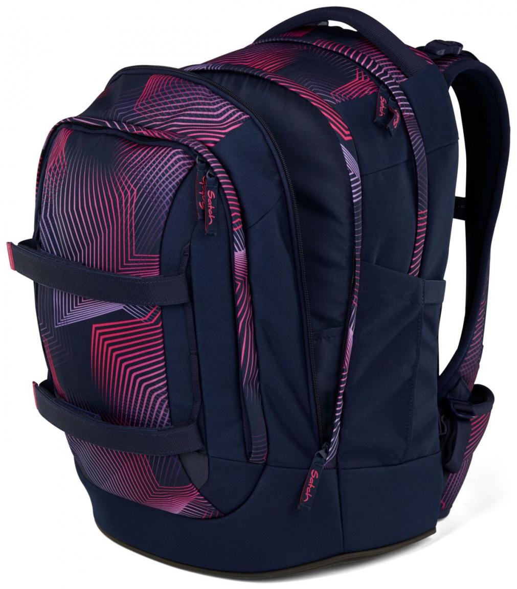 Seismic Pink Schulrucksack Satch Ready to Swap dunkelblau Pack