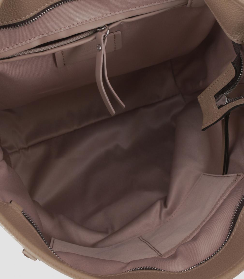 Shopper Atena Gianni Chiarini Leder Cappuccino braun