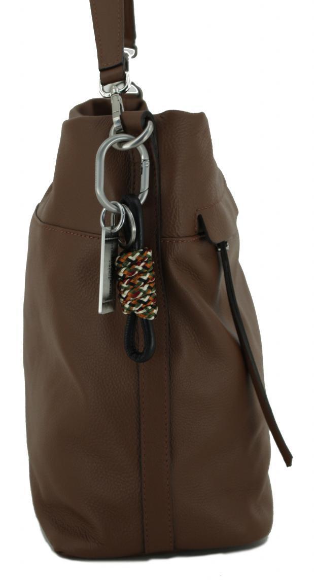 Shopper Gianni Chiarini Duna braun brown genarbt Kordel