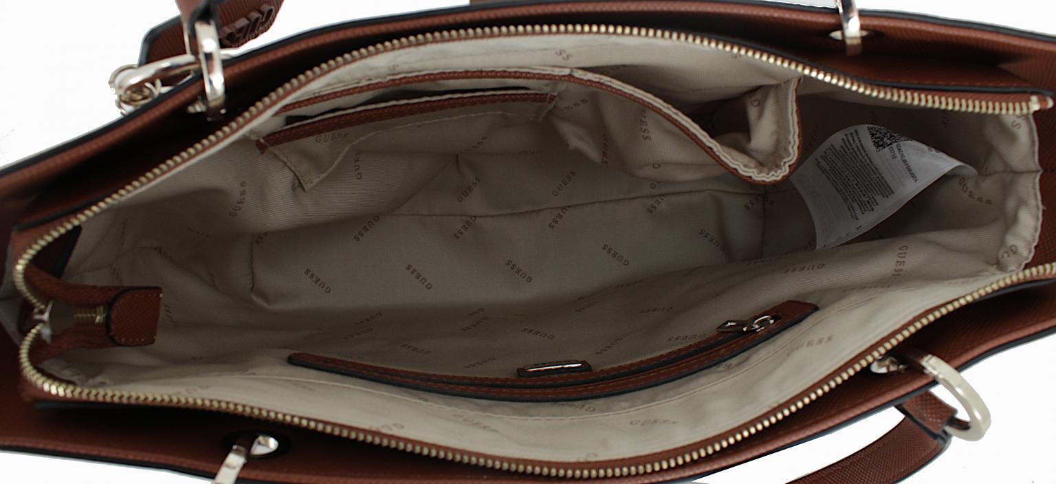 Shopper Guess Eco Alexie nachhaltig Cognac braun