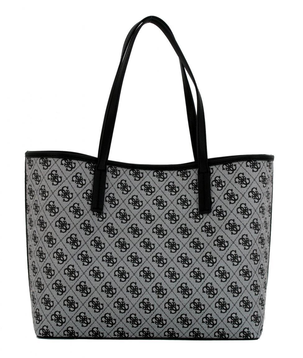 Shopper Guess Vikky braun rosa Logoprint Innentasche