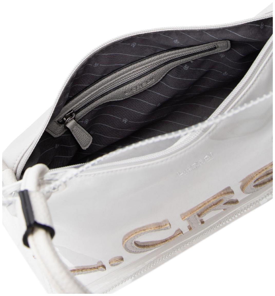 Shopper L.Credi transparent Innentasche grau Reja Seestern