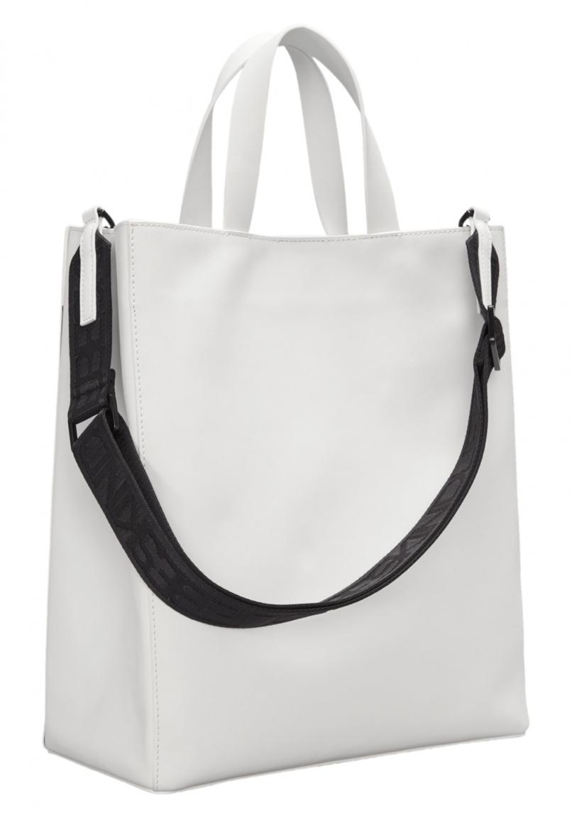Shopper Liebeskind Paperbag ToteM Optic White Security Tag