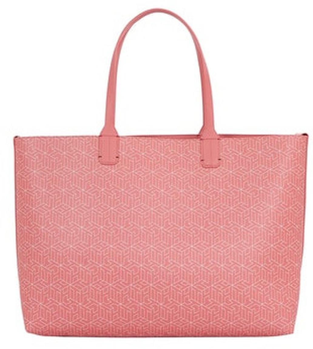 Shopper Tommy Hilfiger Iconic Tommy Tote Monogramm Rosa Alloverprint