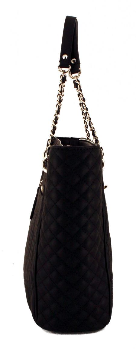 Shoppertasche Guess Eddie Kette Black Schwarz