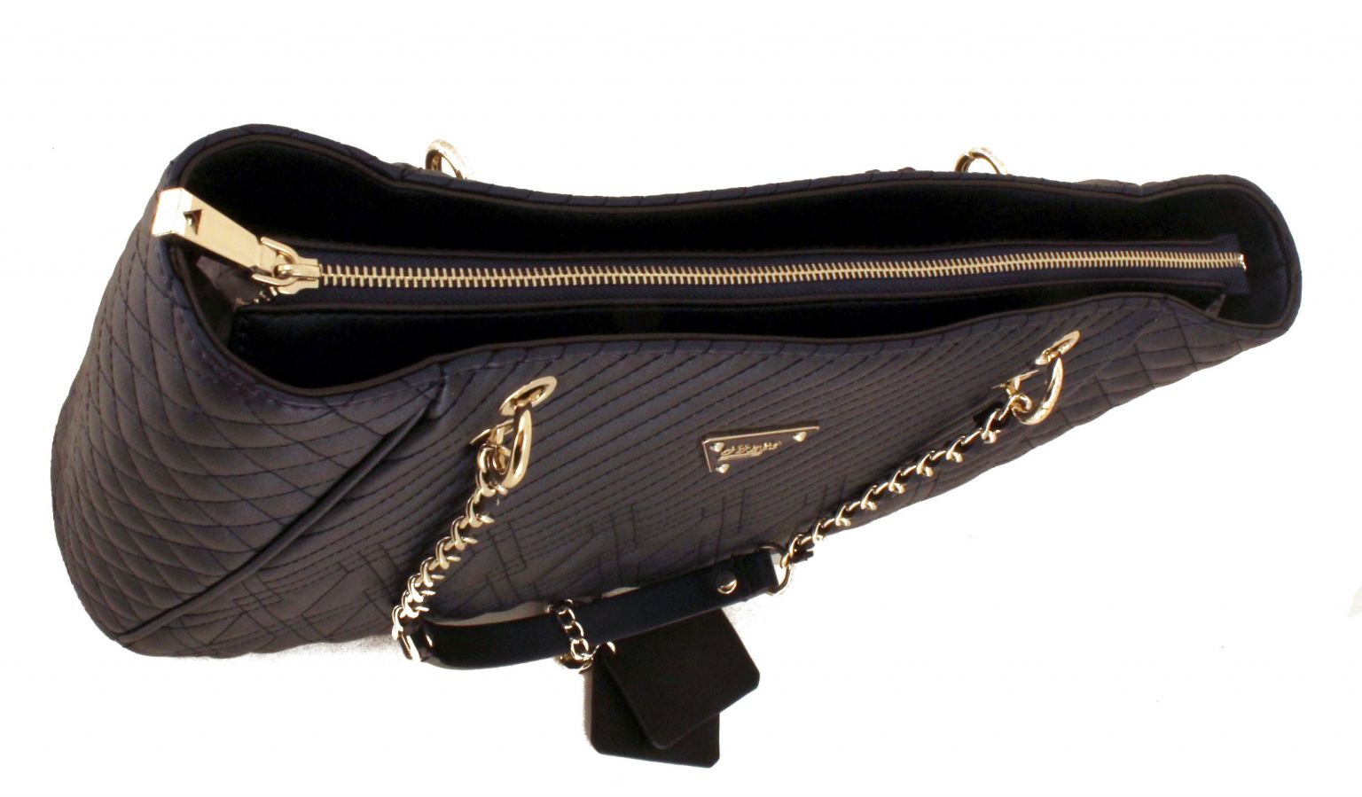 Shoppertasche Guess Eddie Kette Black Schwarz