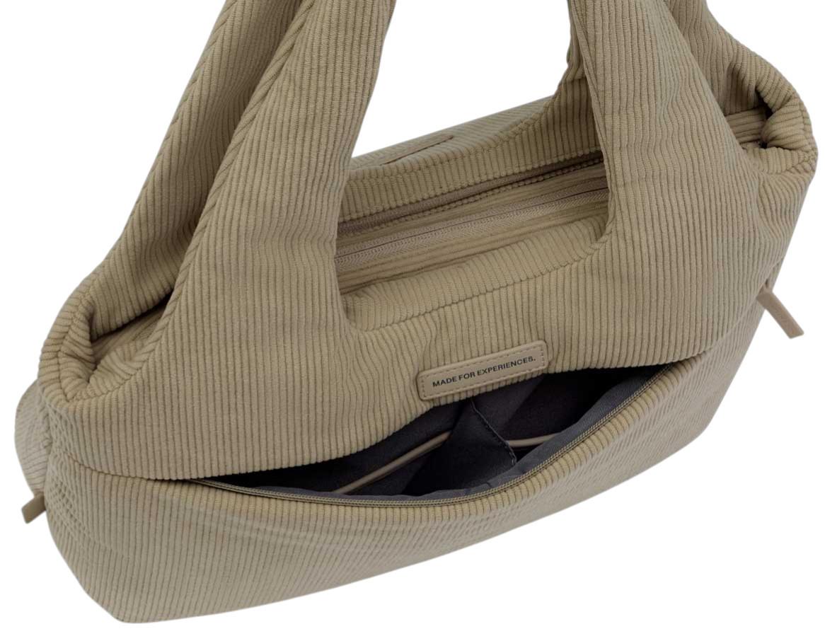 Shoppertasche Kapten and Son Dusty Khaki Cordsamt Skara Cloud weich