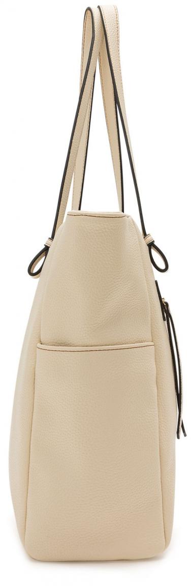 Shoppertasche L.Credi Oana Creme veganes Kunstleder