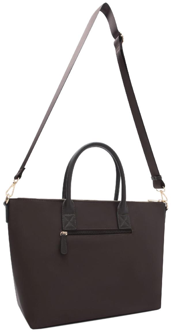 Shoppertasche geräumig L.Credi dunkelbraun Pura Chocolate