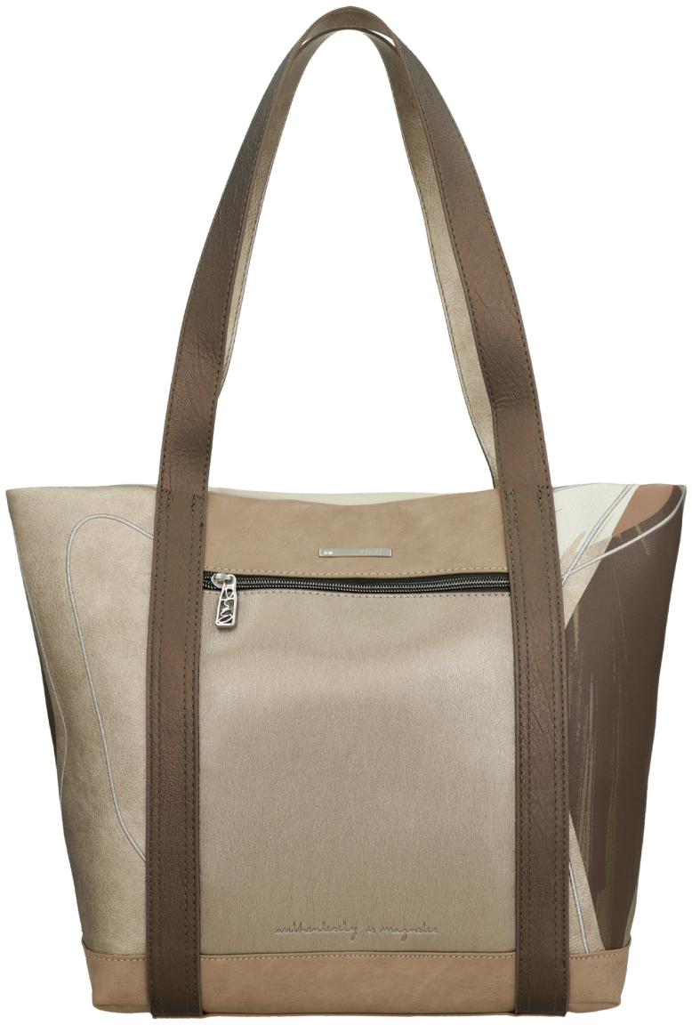 Shoppertasche gold beige braun Anekke Serenis