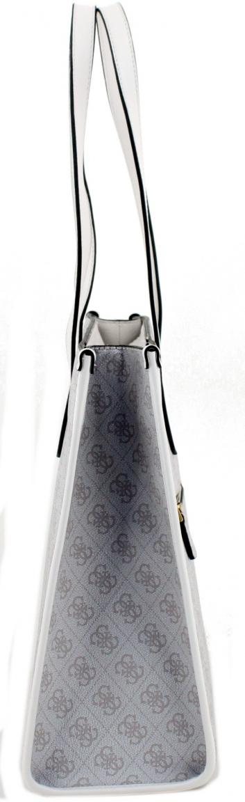 Shoppertasche mit Logoprint Guess Silvana Mocha Logo Multi