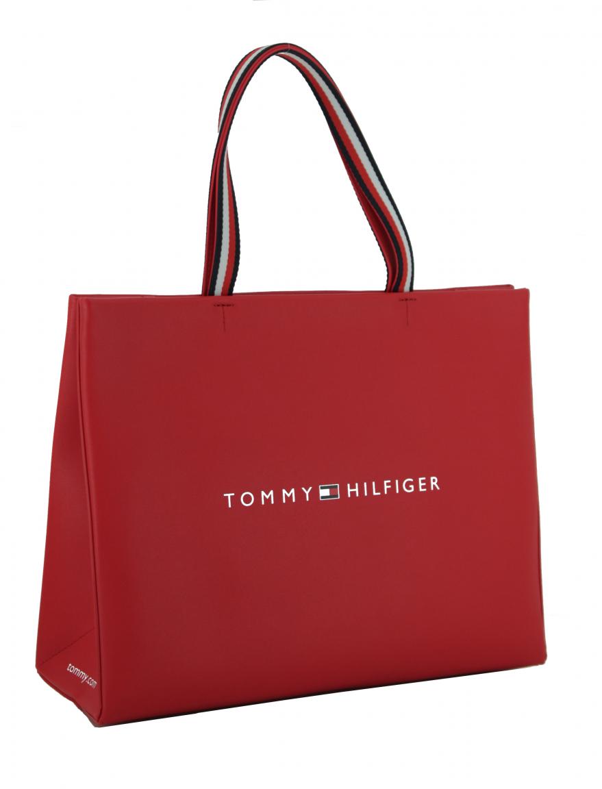 Shopping Bag Tommy Hilfiger Red Rot Tote