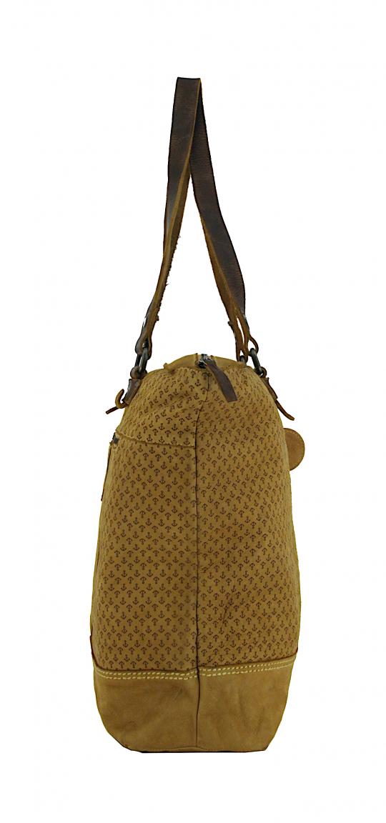 Shoppingbag Harbour2nd Ankerliebe Ash Cognac Vintage