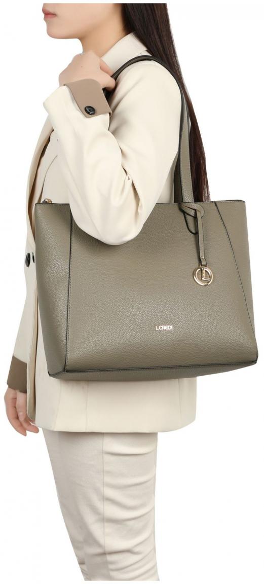 Shoppingbag Polly L.CREDI Khaki 
