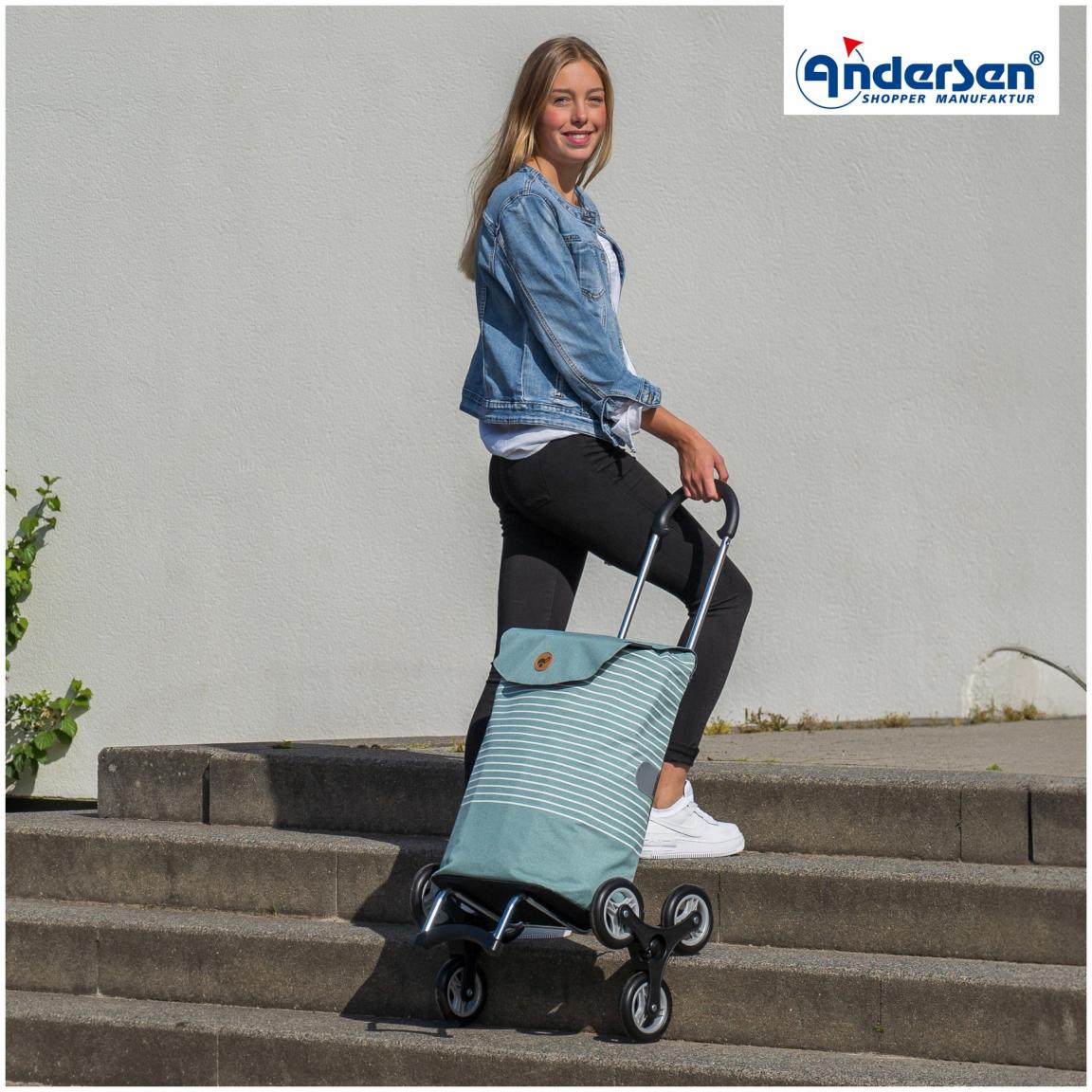 Shoppingtrolley Treppensteiger Scala mit Tilde Mint Andersen