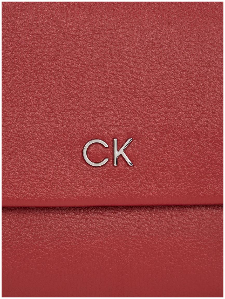 Shoulder Bag Daily Calvin Klein Pebble weinrote Handtasche