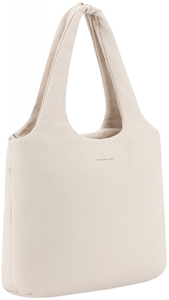 Skara Cloud Shoppertasche Kapten & Son Sandstone wattiert