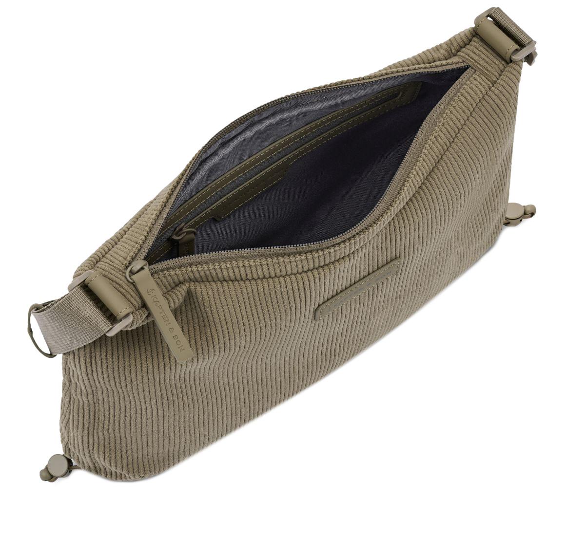 Skara Small Cord KAPTEN and SON Dusty Khaki Cordtasche