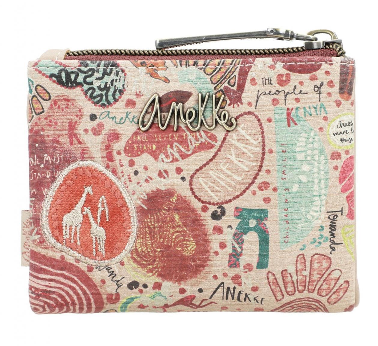 Slim Wallet Anekke Kenya bunt Giraffe