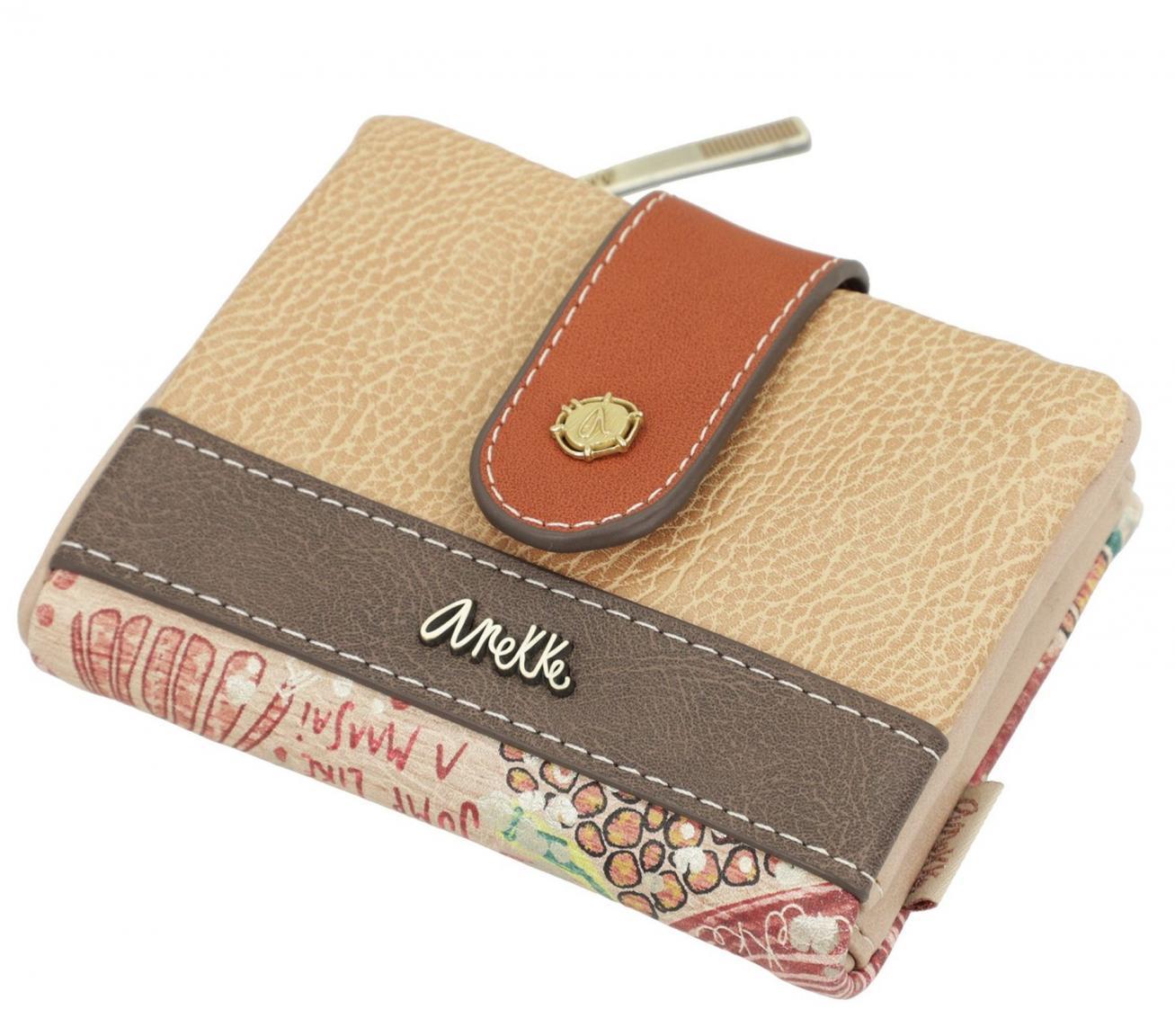 Slim Wallet Anekke Kenya bunt Giraffe