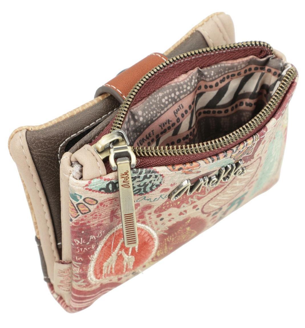 Slim Wallet Anekke Kenya bunt Giraffe