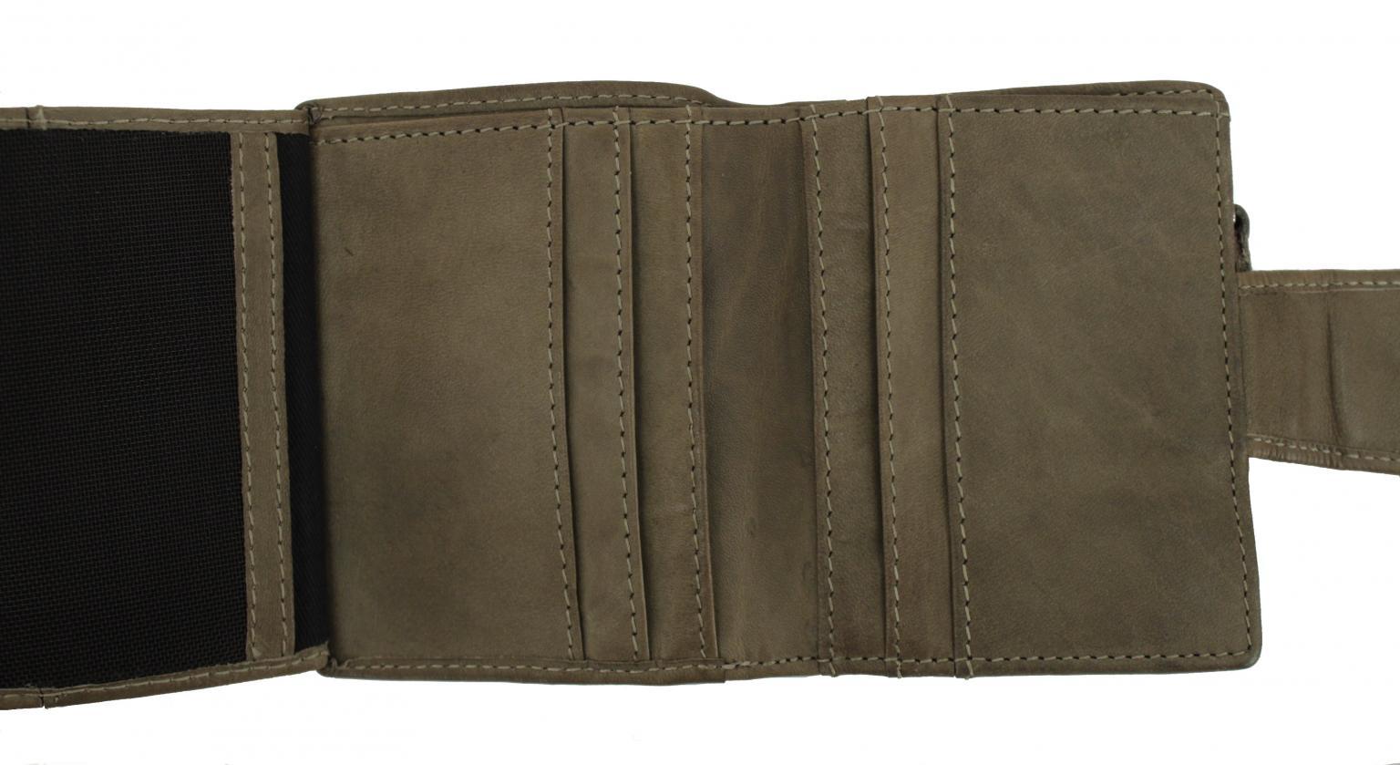 Slim Wallet Harbour2nd Stella Lederzunge Caramel camelbraun