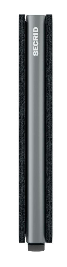 Slimwallet Optical Black Titanium RFID Würfelmuster schwarz blau
