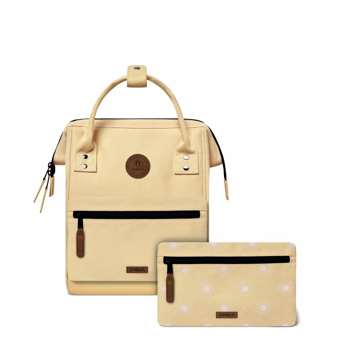 Small Adventurer Cabaia Stoffrucksack mit Wechselfront Ibiza Yellow