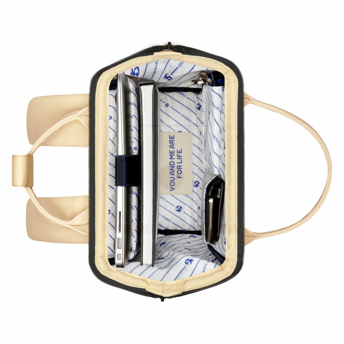 Small Adventurer Cabaia Stoffrucksack mit Wechselfront Ibiza Yellow