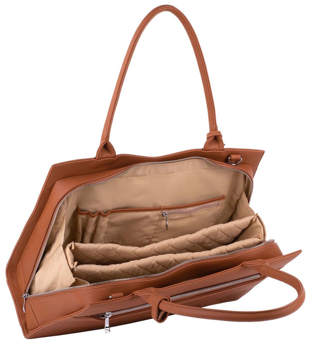 Socha Damen Businesstasche Straight Line Cognac Laptop XL