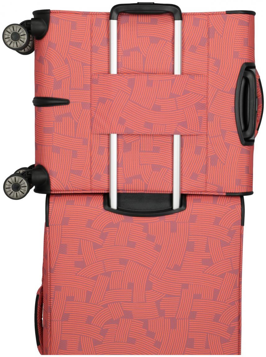 Soft Case Handgepäckkoffer Travelite Skaii 4w Trolley S 55cm Peach