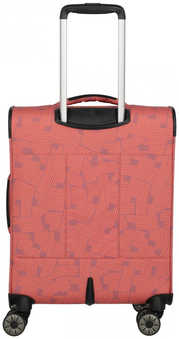 Soft Case Handgepäckkoffer Travelite Skaii 4w Trolley S 55cm Peach
