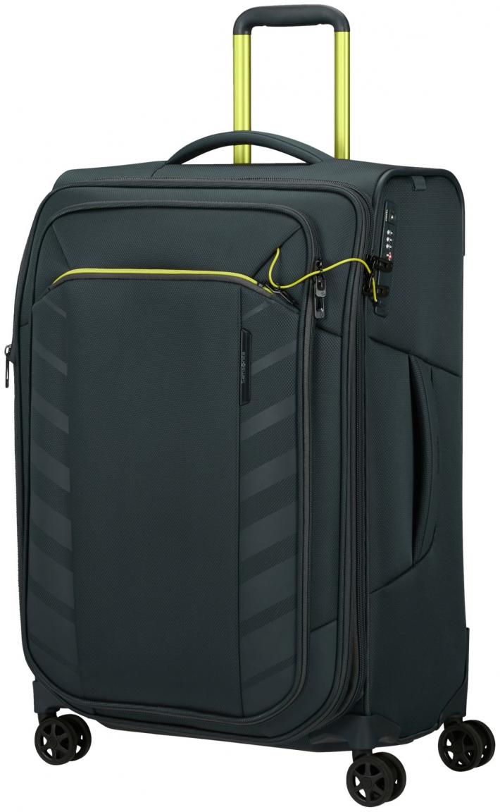 Softcase dunkelgrün nachhaltig Samsonite Respark Urban Green M 67cm