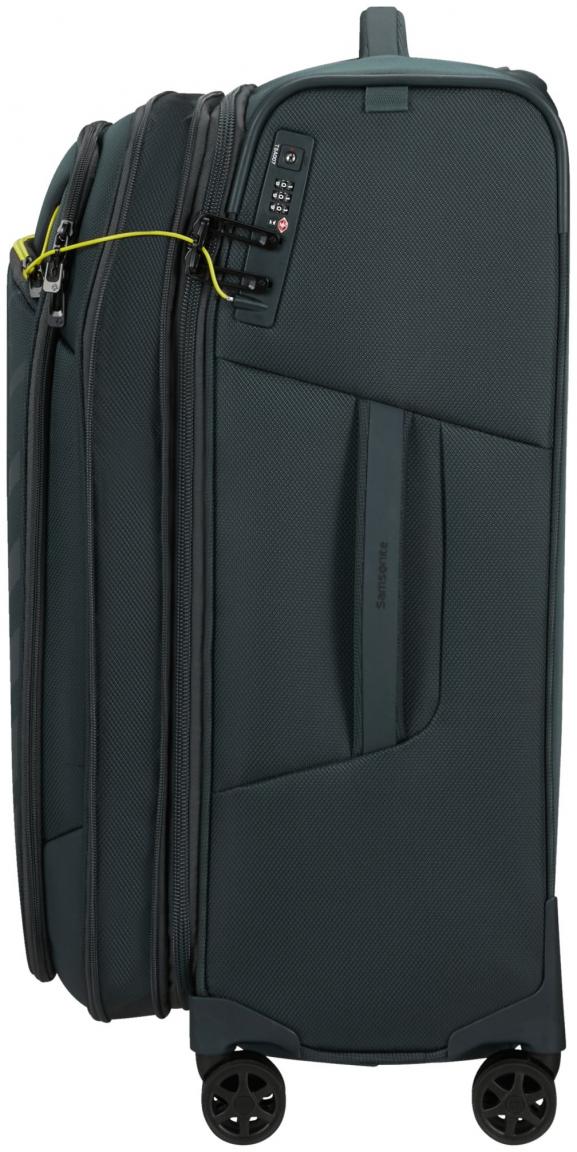 Softcase dunkelgrün nachhaltig Samsonite Respark Urban Green M 67cm