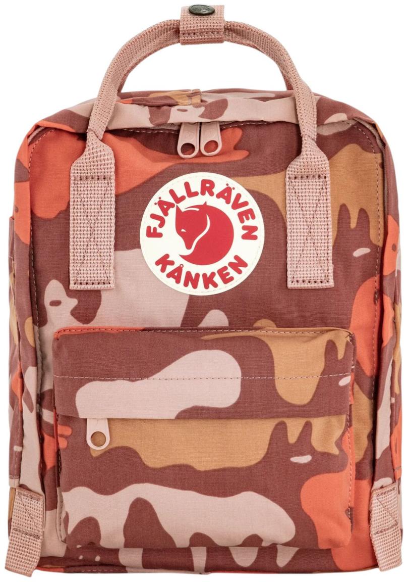 Special Edition Fjällräven Kanken Graphics Mini Kinderrucksack Chalkrose Hidden Animals