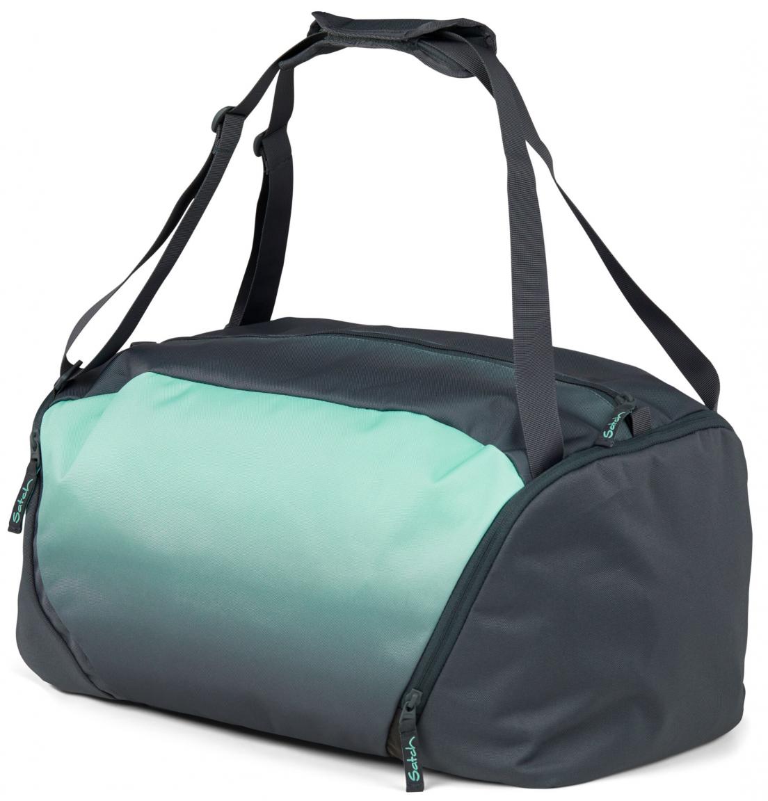 Sportbag Farbverlauf Satch Gradient Mint recycelt grau