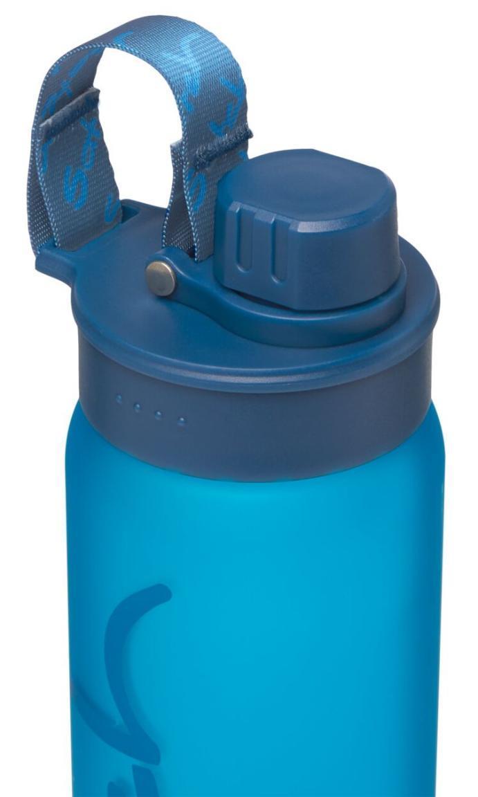 Sportflasche blau auslaufsicher kohlensäuredicht Satch Blue