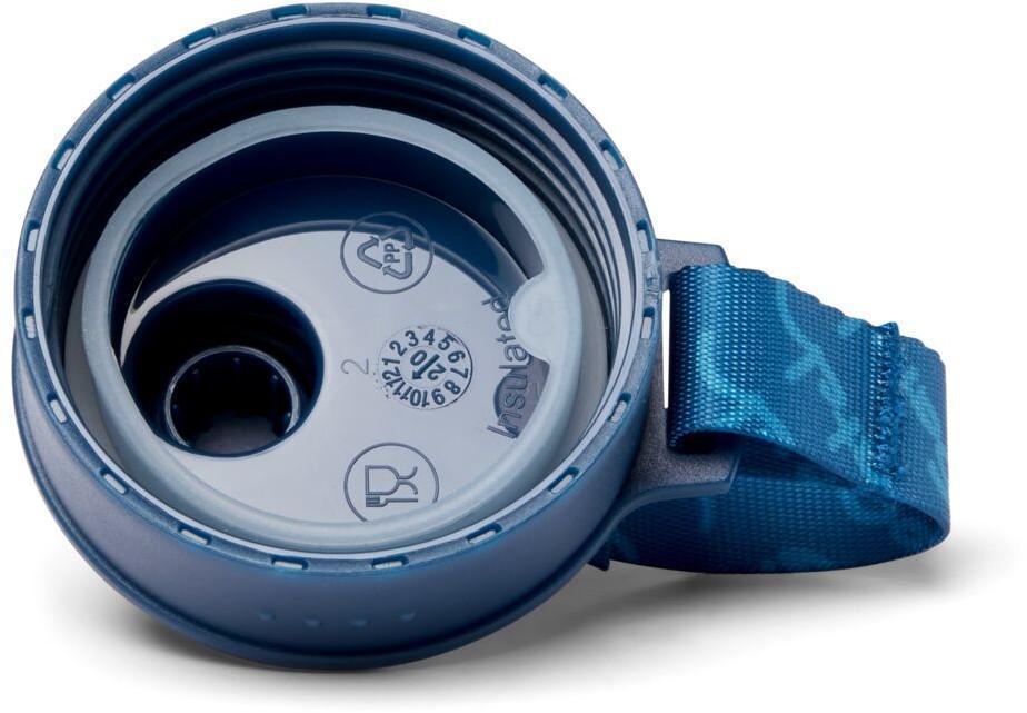 Sportflasche blau auslaufsicher kohlensäuredicht Satch Blue