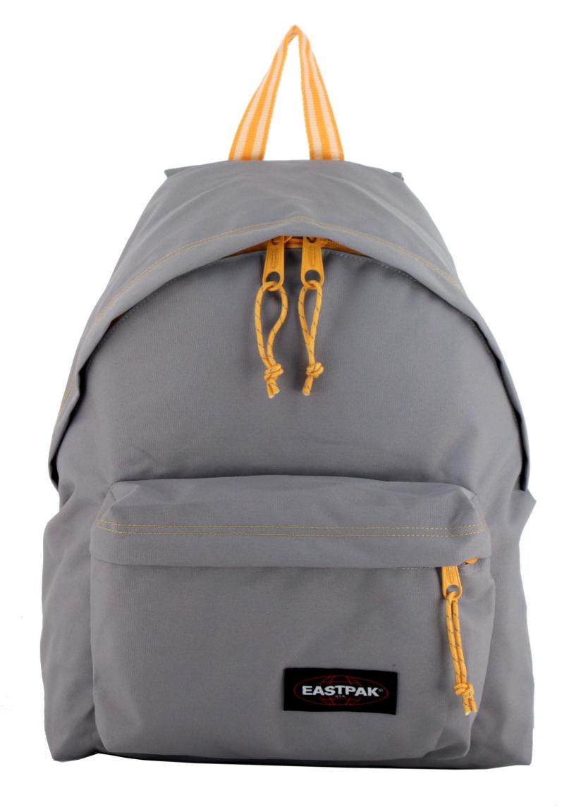 Sportrucksack Eastpak Padded hellgrau orange gepolstert