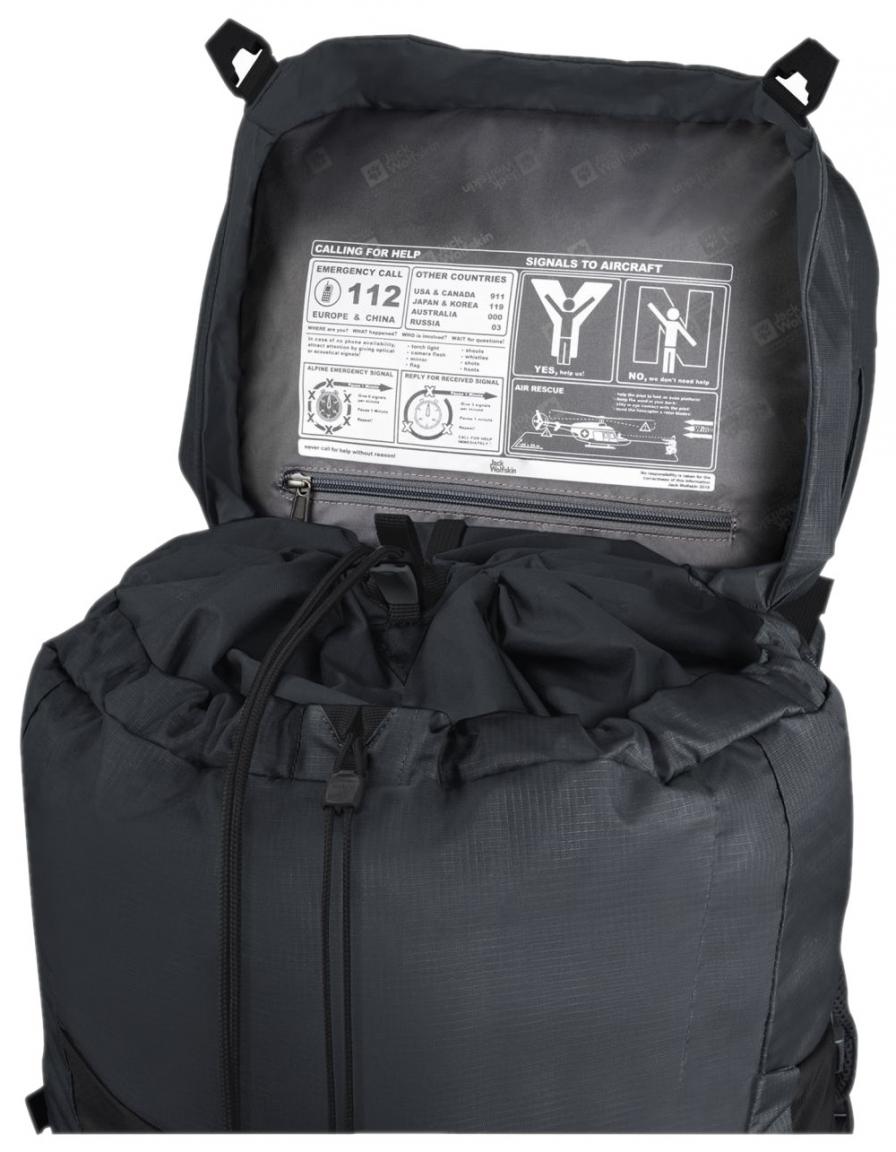 Sportrucksack Jack Wolfskin bordeaux 55 Liter Highland Trail Sangria Red